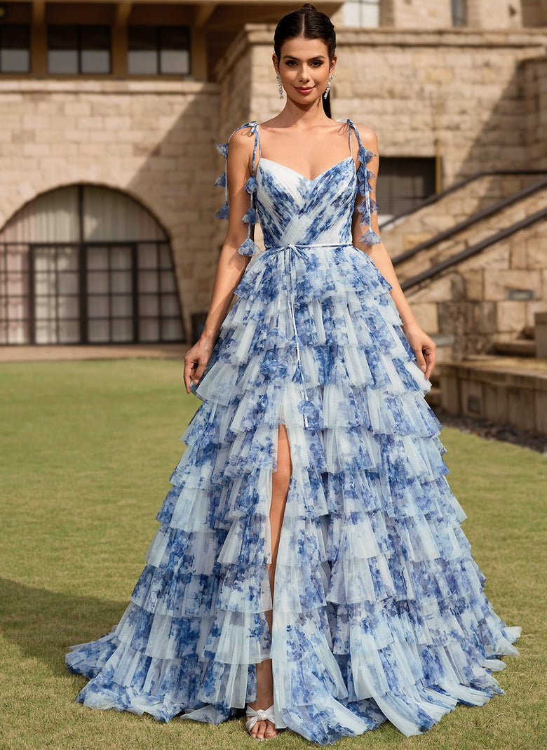 blue floral