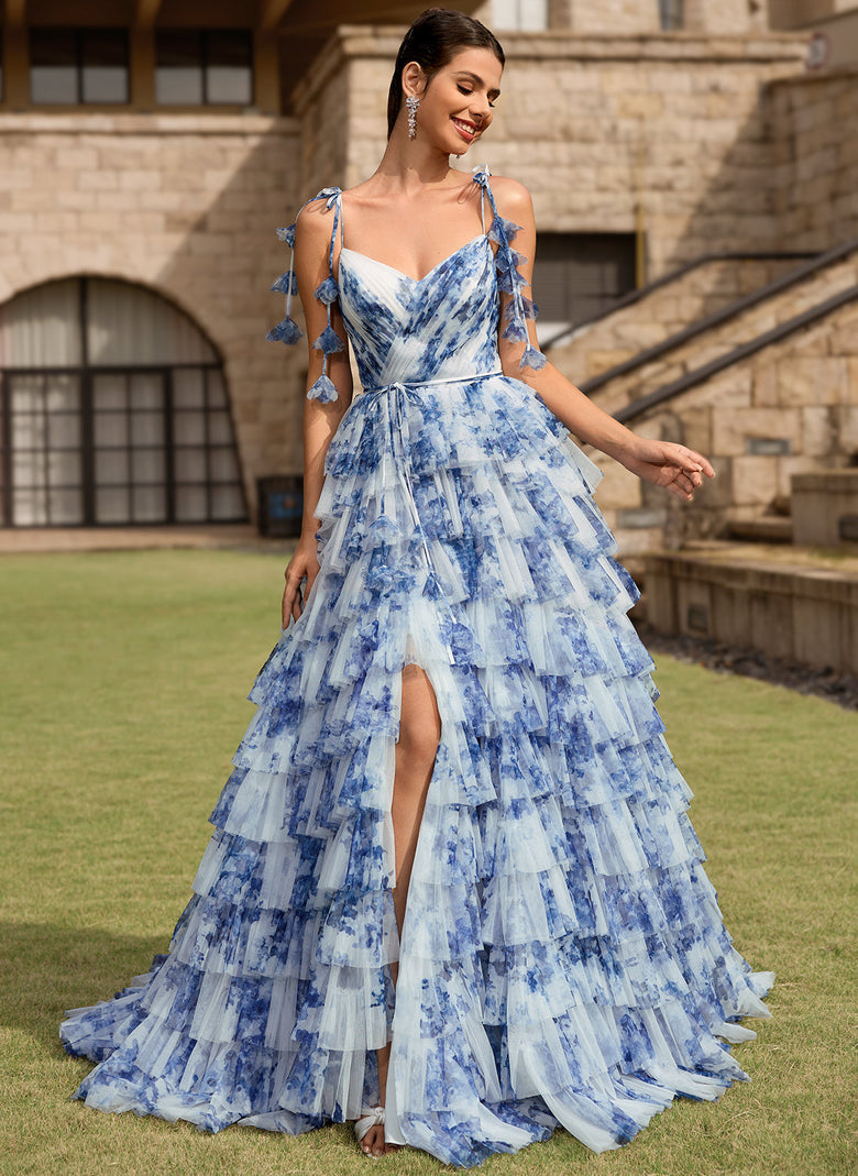 blue floral