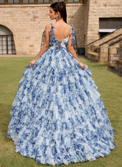 blue floral