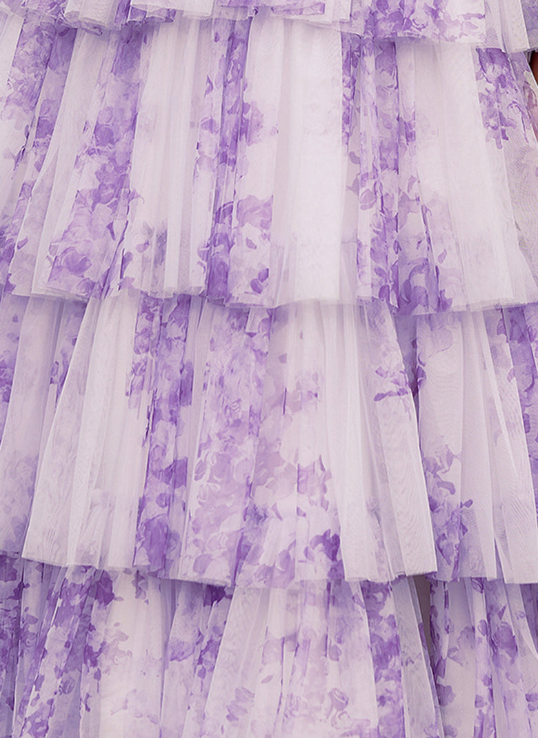 purple floral
