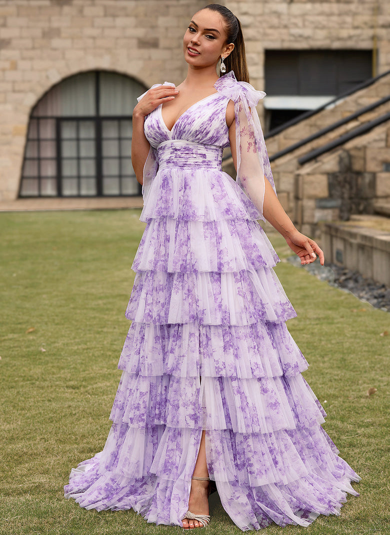 purple floral