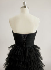 Ball-Gown/Princess Sweetheart Floor-Length Tulle Prom Dresses With Pleated