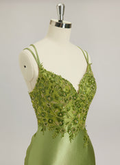 Trumpet/Sjöjungfru V-ringning Svepande släp Jersey Balklänningar med paljetter som pärlor broderade