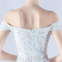 Off The Shoulder Tyll Paljett Havfrue Maxikjoler